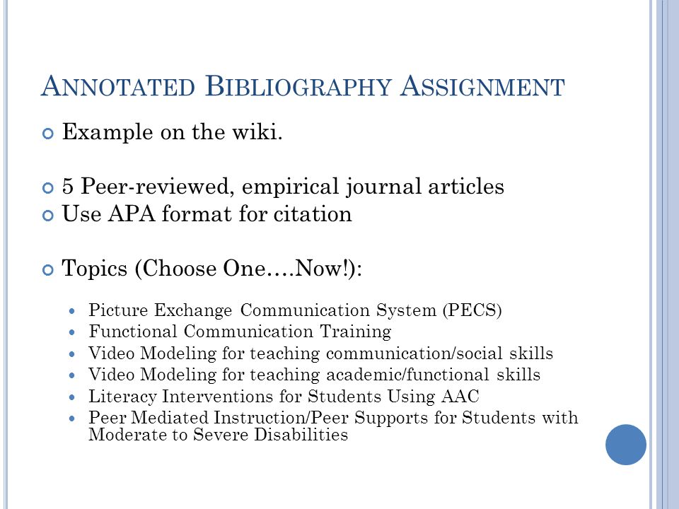 How to write a bibliography for an assignment of rents